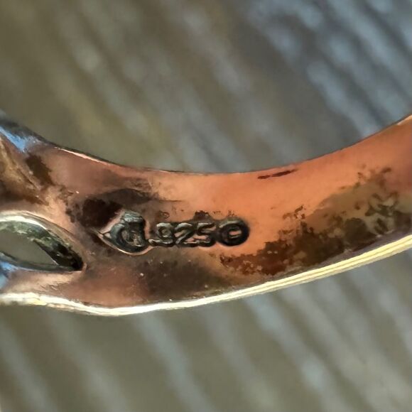 Carolyn Pollack Ring Size 8 Purple Charoite Sterling Silver 925 Filigree Vintage - Picture 14 of 14